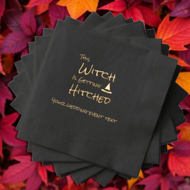 Servilletas Con Brillo Esta Bruja se está volviendo chocante (Subido por el creador)