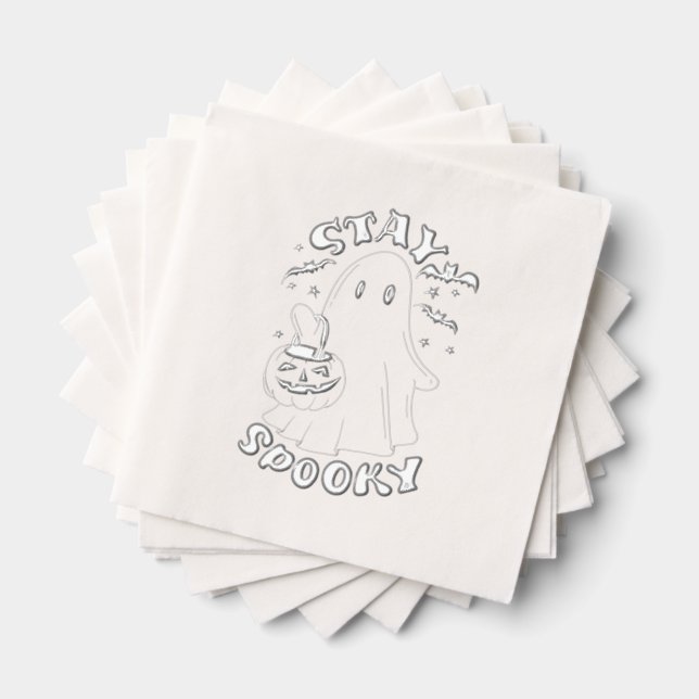 Servilletas Con Brillo Fantasma inquieta (Insitu (apilados))