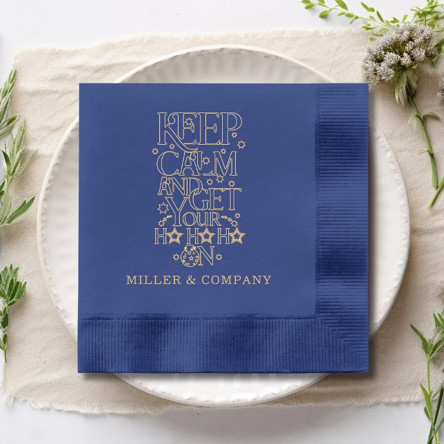 Servilletas Con Brillo Funny Navidades Vacaciones Corporativas Personaliz (Subido por el creador)