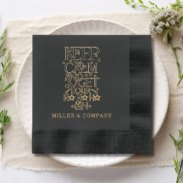 Servilletas Con Brillo Funny Navidades Vacaciones Corporativas Personaliz