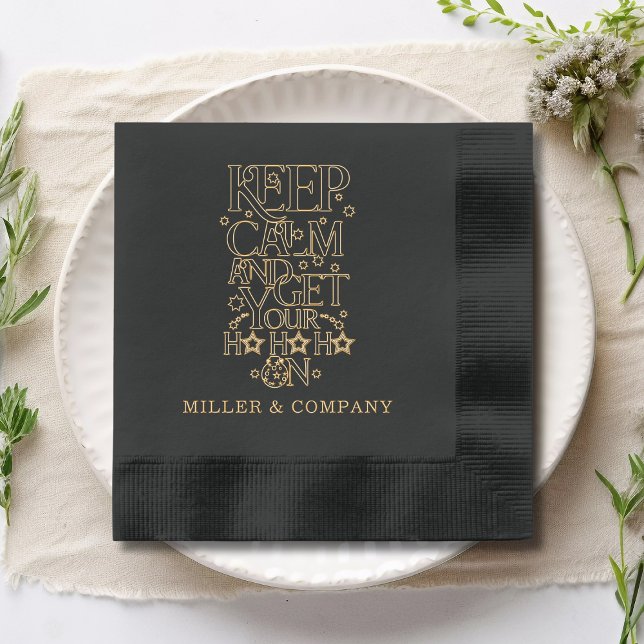 Servilletas Con Brillo Funny Navidades Vacaciones Corporativas Personaliz (Subido por el creador)