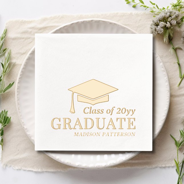 Servilletas Con Brillo Graduación de Graduación de Nombre Personalizado (Subido por el creador)