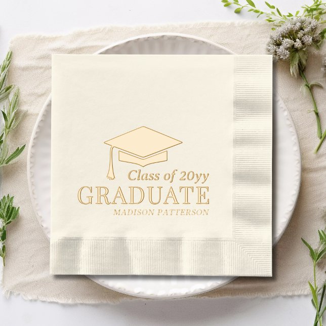 Servilletas Con Brillo Graduación de Graduación de Nombre Personalizado (Subido por el creador)