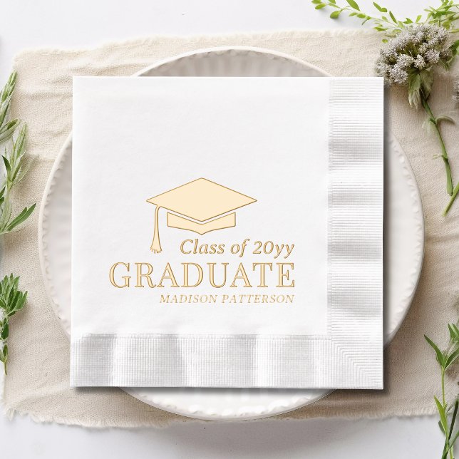 Servilletas Con Brillo Graduación de Graduación de Nombre Personalizado (Subido por el creador)