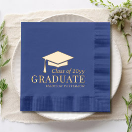 Servilletas Con Brillo Graduación de Graduación de Nombre Personalizado