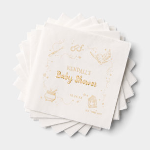 Servilletas Con Brillo Harry Potter Baby Shower Napkins