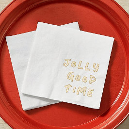 Servilletas Con Brillo Jolly Good Time Playful