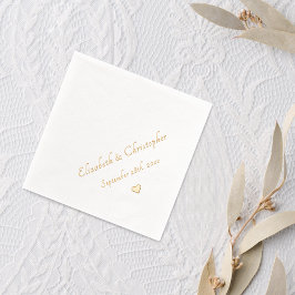 Servilletas Con Brillo Novia Groom Monograma Boda Fecha Fiesta Cóctel