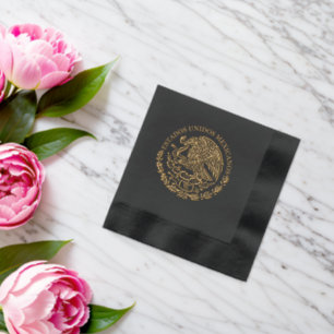 Servilletas Con Brillo Pasaporte de México