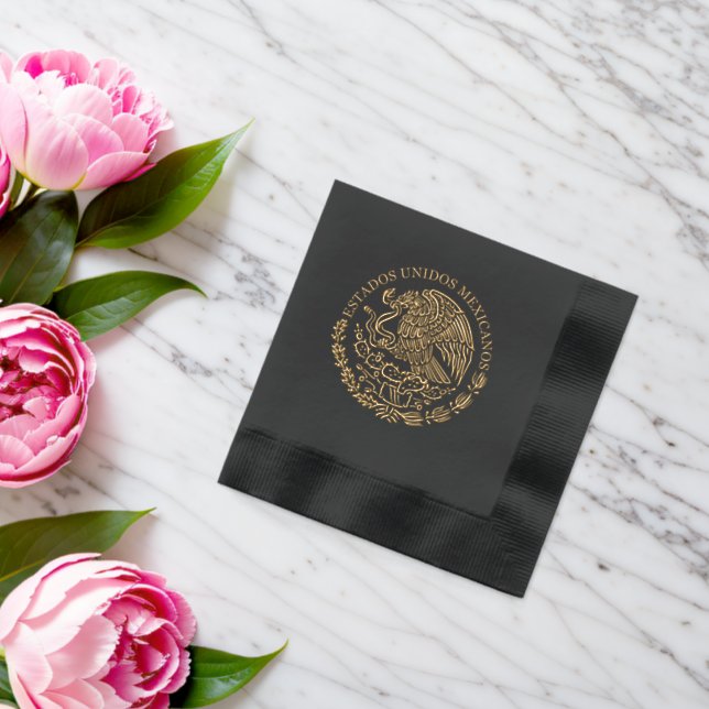 Servilletas Con Brillo Pasaporte de México (Insitu (Boda))