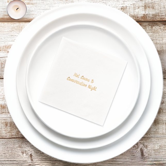 Servilletas Con Brillo Personalizado (In Situ)
