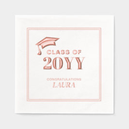 Servilletas Con Brillo Personalizado Elegante Relieve metalizado de Gradu