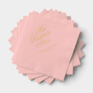 Servilletas Con Brillo Quinceanera Mis Quince Anos Nombre Personalizado R