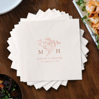 Relieve metalizado estampado de flores silvestres