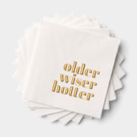 Relieve metalizado Wiser más antiguo Hotter Napkin