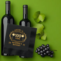 Saludos a 100 años de gafas de vino nombre de cump