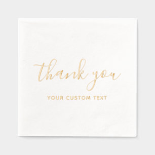 Servilletas Con Brillo Tipografía Tu Texto Personalizado Nombre Plantilla