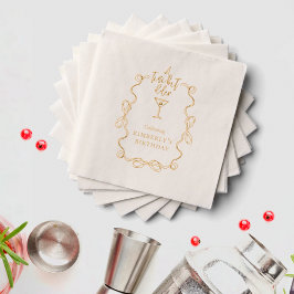 Servilletas Con Brillo Un poquito más viejo Partido de Cumpleaños Fronter