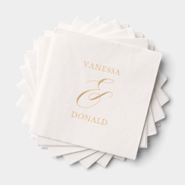 Servilletas Con Brillo Vanessa Modern Boda (Insitu (apilados))