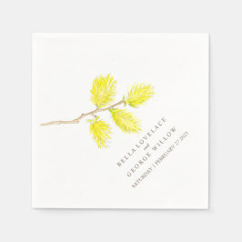 servilletas de papel de la servilleta de sauce ama