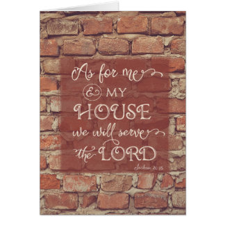 Serviremos al Señor - Josué 24:15