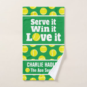 Servirlo, ganarlo, amarlo tenis deportes verde