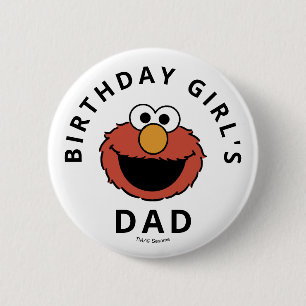 Sesame Street   Elmo - Botón de Primer Cumpleaños 
