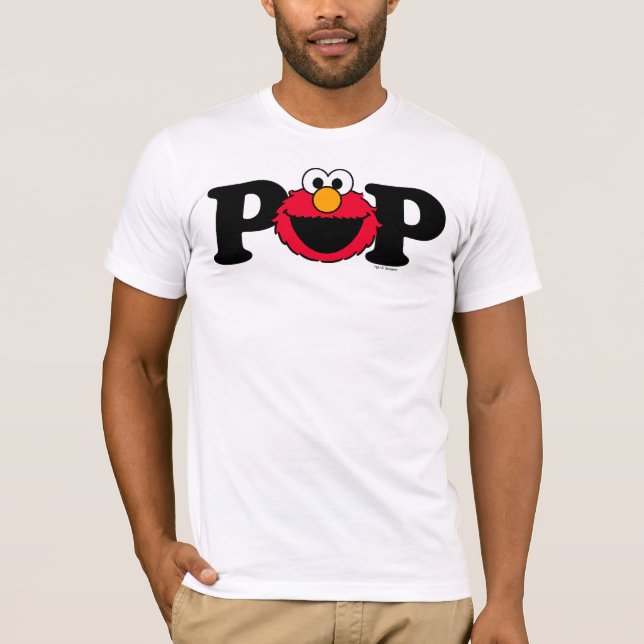 Sesame Street Elmo - Camiseta Pop de cumpleaños (Anverso)