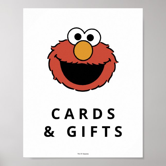 Sesame Street | Elmo - Póster del primer cumpleaño (Frente)