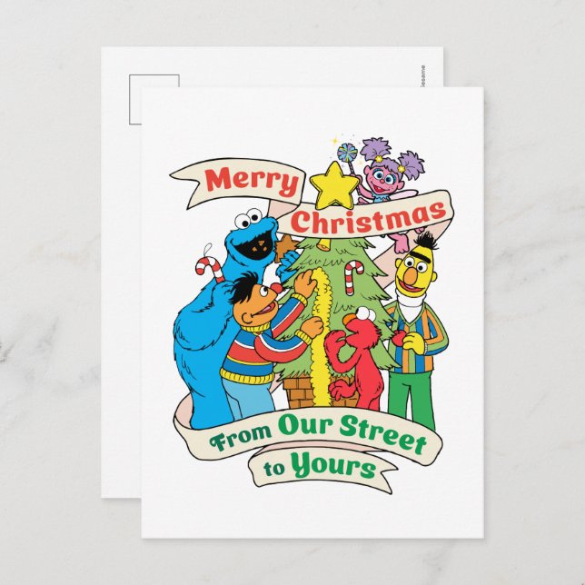 Sesame Street Feliz Navidad Fiesta (Anverso / Reverso)