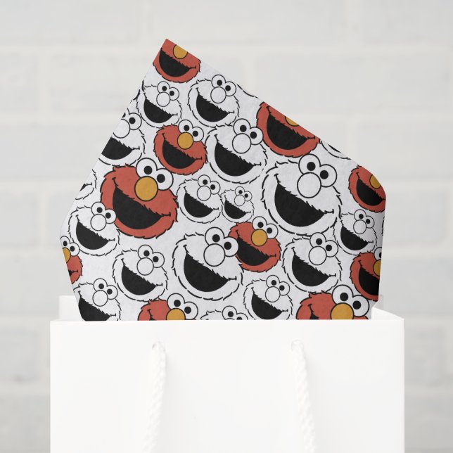 Sesame Street | Papel de seda de Elmo (Bolsa de regalo)