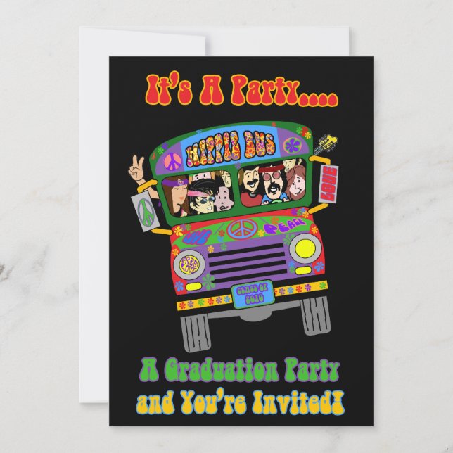 Sesenta Invitación a la Graduación Temática (Anverso)