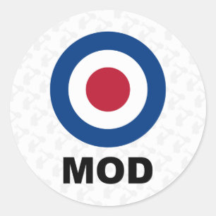 Sesenta Pegatinas de Mod Target