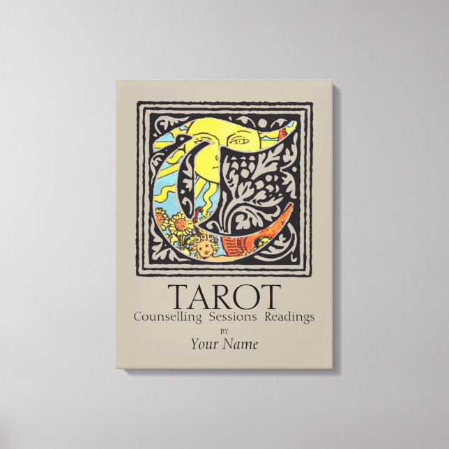 Sesiones de TAROT, asesoramiento, - Lienzo envuelt (Anverso)