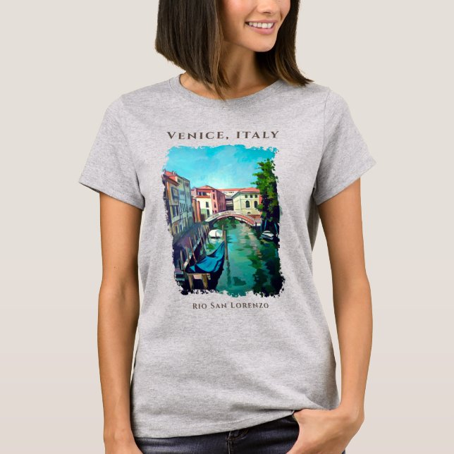 Sestiere Castello | Venecia, camiseta italiana (Anverso)
