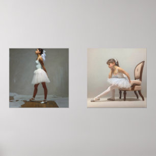 Set de 2 posters de bailarinas - Degas