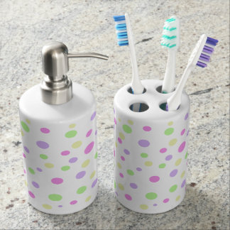 Set De Baño Sistema en colores pastel del cuarto de baño de