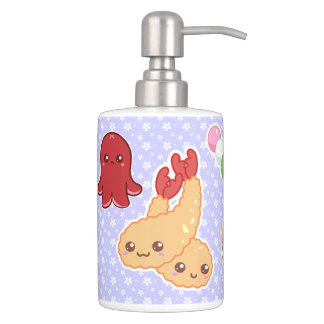 Set De Baño Sistema lindo del baño del sushi