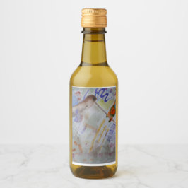Set de etiquetas de alimentos y bebidas de colibrí
