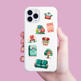 Set de "Hogar Dulce" para Pegatinas de la Casa Cal