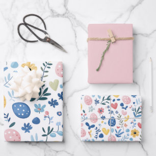 Set de hojas de papel de envolvimiento Lt Pink Eas