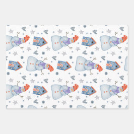 Set de hojas de papel de regalo