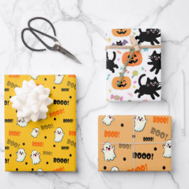 Set de hojas de papel de regalo Booo!