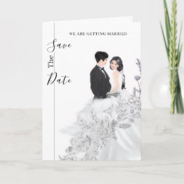 Set de Invitación Dobleada "Nos estamos Casando"