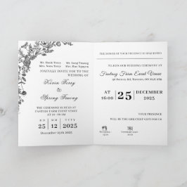 Set de Invitación Dobleada "Nos estamos Casando"