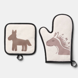 SET DE MANOPLAS 穏やかな風を感じる馬