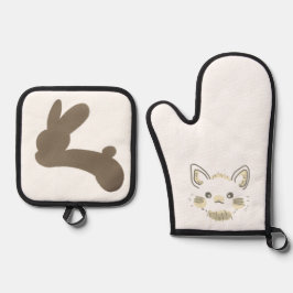 SET DE MANOPLAS 絵本のような優しいうさぎ