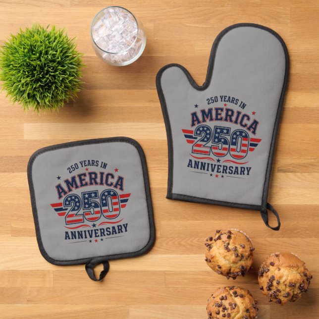 Set De Manoplas 250º Aniversario de EE. UU. (De arriba hacia abajo)