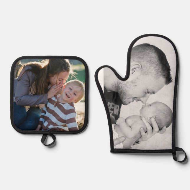 Set De Manoplas 2 Foto Personalizado Doble Cara  (Anverso)
