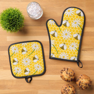 Set De Manoplas Abejas de miel, abejas de burbujas y maricas